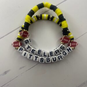 Football: Pittsburgh Inspired - Bracelet Set