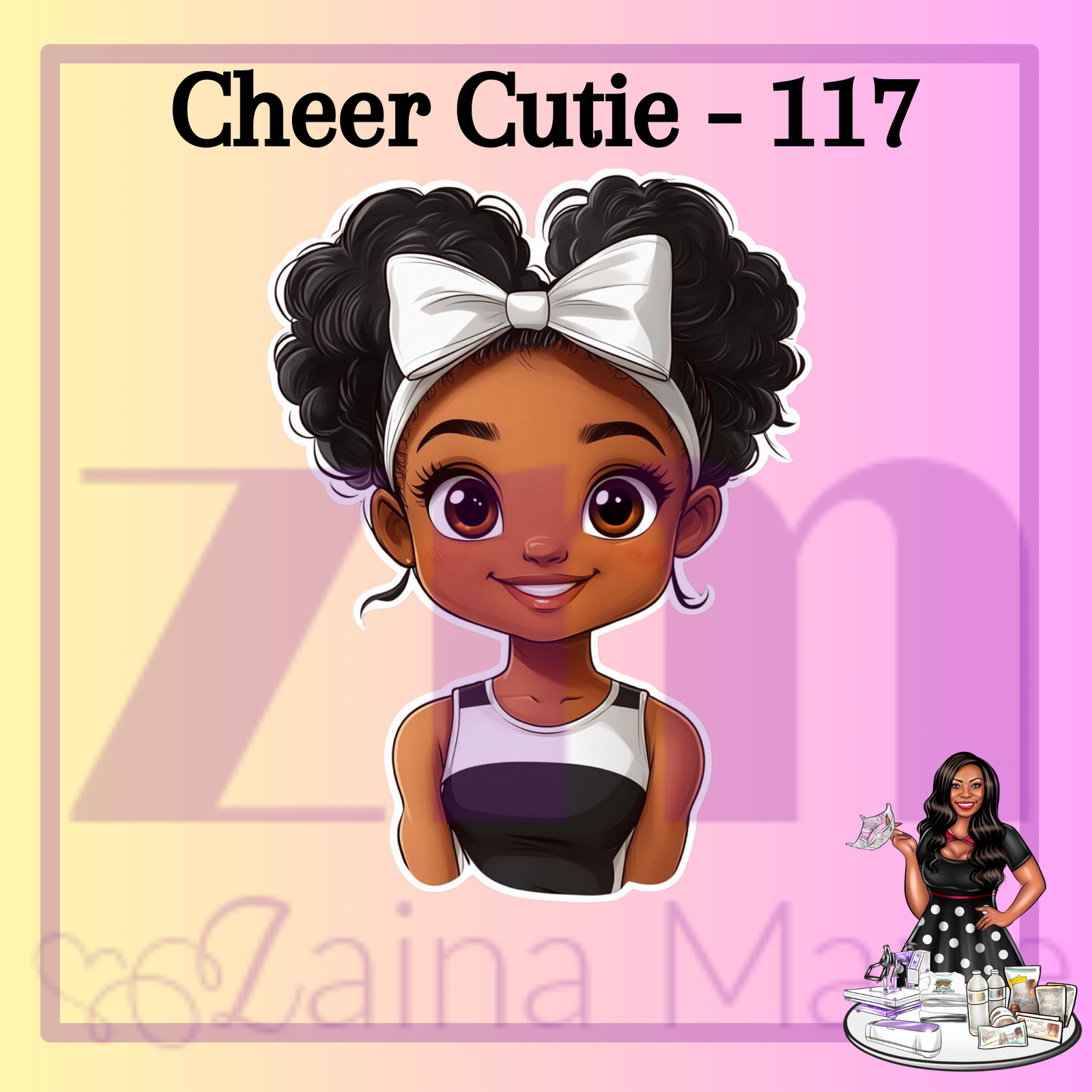 Sticker - Cheer Cutie 117